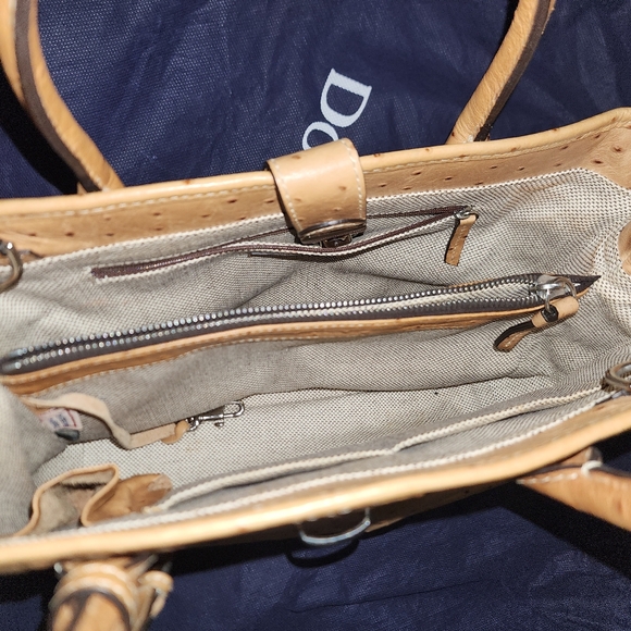 Vintage Dooney & Bourke Handbag & Bonus D&B Vintage Ostrich Leather Bag - Picture 10 of 17